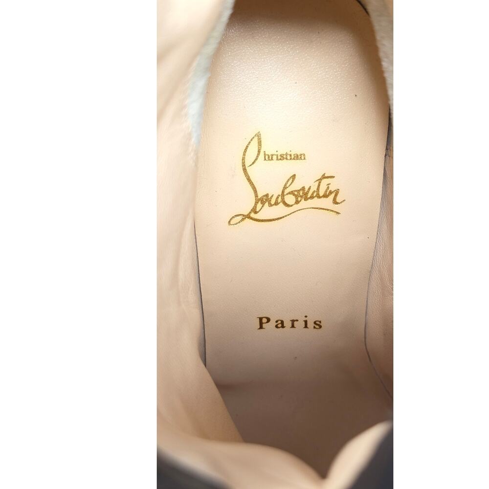 Christian Louboutin Ankle Boots Leopard Hongroise Calf Hair Spike Brown 38 8 - Picture 8 of 9